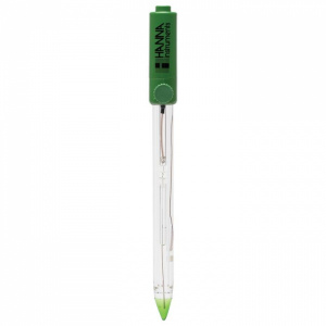 HI1053B 錐狀尖端BNC連接pH電極 - 玻璃主體，適用於純水和低電導度溶液